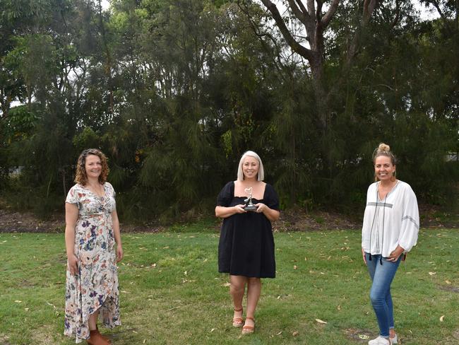 (L-R) Tweed residents Joey Juarez, Jordana Edwards and Louise Duke were all nominated for the AusMumpreneur Awards