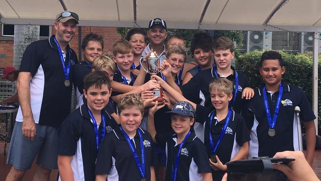 Polo Bears water polo win the under 12 title.