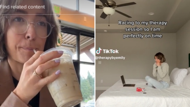 Emily and her toddler now have coffee dates every week. Image: TikTok