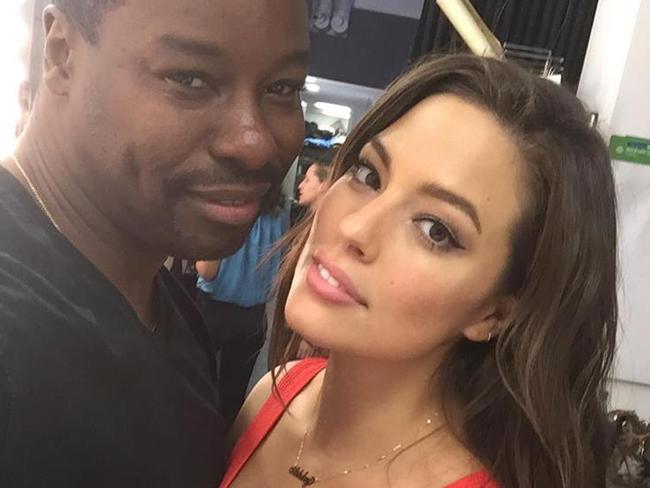 Ted Gibson with one of his famous clients, Ashley Graham.