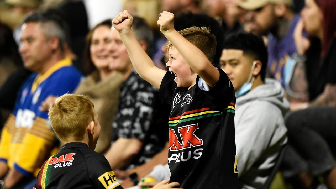 Another 1000 double passes will be given away on Friday at the Logan Entertainment Centre and Mount Warren Park vaccination hubs for hubs for the match between the Melbourne Storm and Penrith Panthers on Saturday. Picture: Matt Roberts/Getty Images)