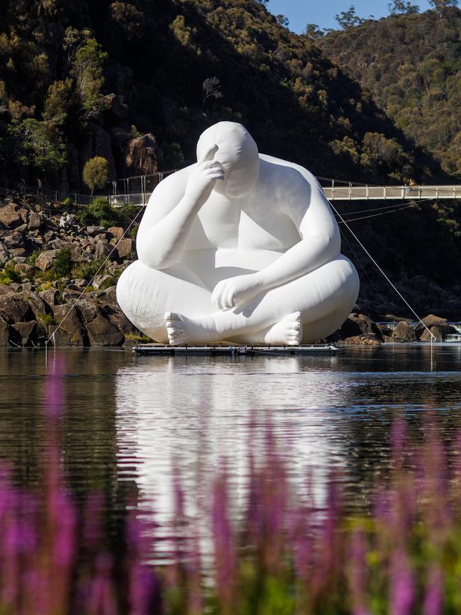 Man at Cataract Gorge Launceston. Picture: Jesse Hunniford/MONA