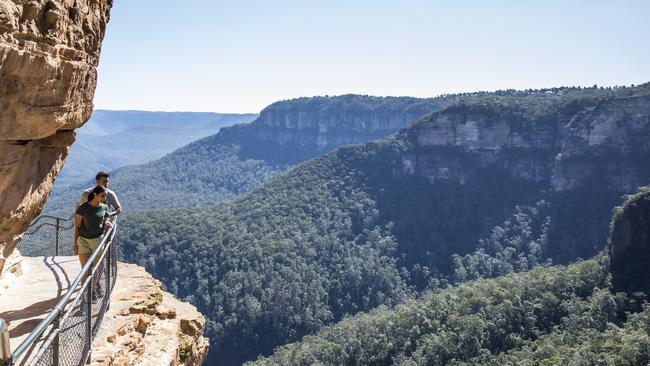 Wentworth Falls Track in the Blue Mountains. Picture: Supplied