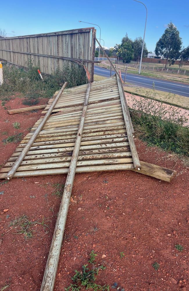 Developers at Wirraglen Estate have posted a $5000 reward for any information that would lead to finding the culprits behind a spate of tree vandalism in Highfields. Picture: supplied