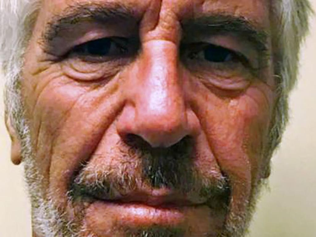 Jeffrey Epstein’s handout photo from the New York State Sex Offender Registry. Picture: AFP