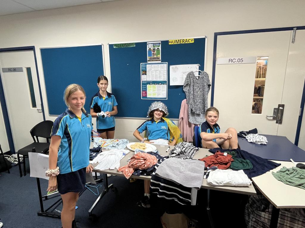 Port Douglas State School held a whole-of-school clothes swap to reduce waste. Picture: supplied