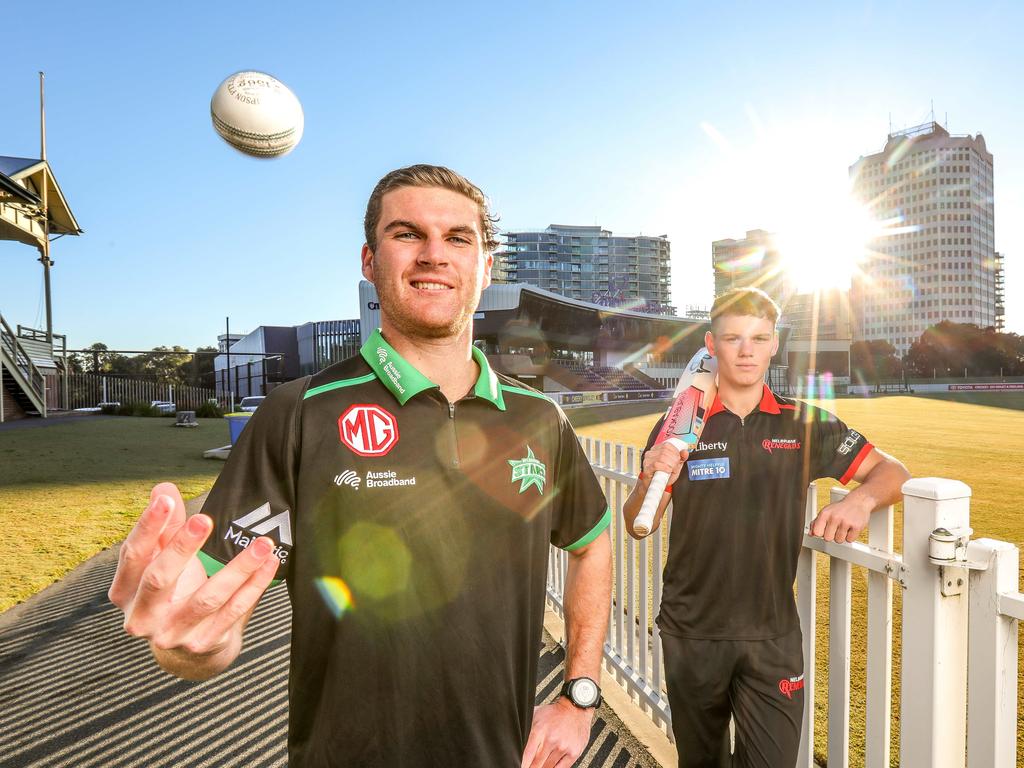 Tom O’Connell (Stars) and Jake Fraser-McGurk (Renegades) have signed on. Picture: Tim Carrafa