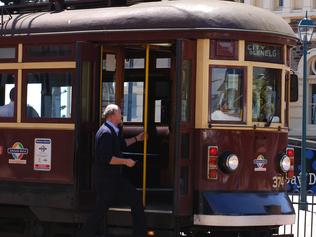 stock - Glenelg tram - transport - Adelaide - Bay Picture: chris Walls