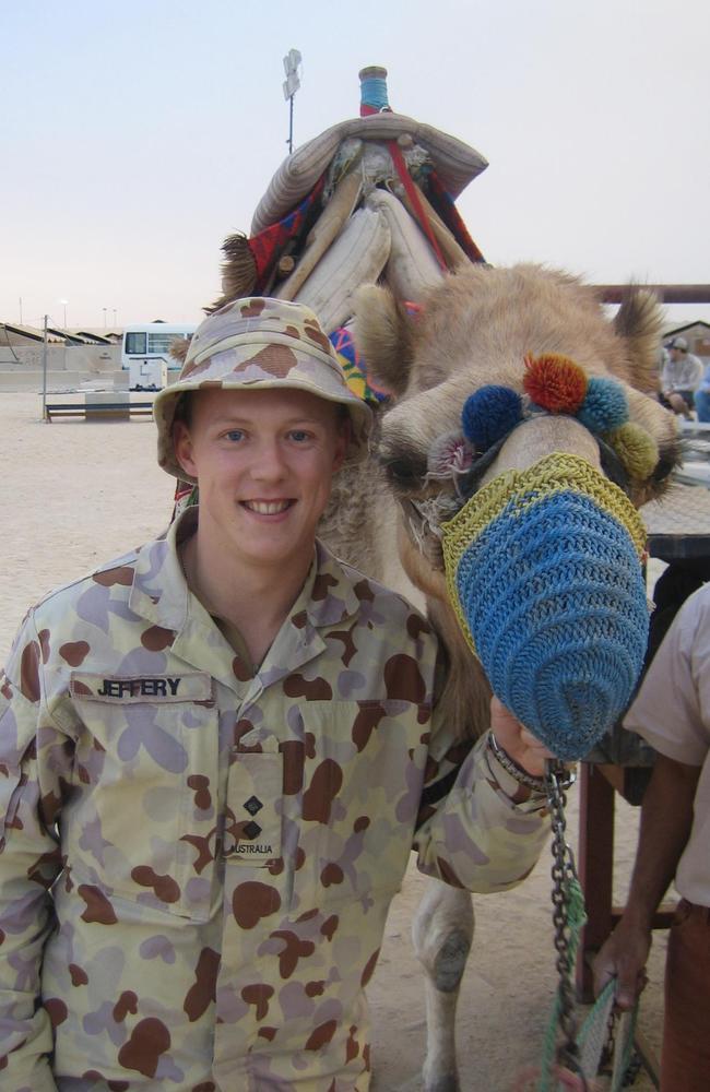 Chris Jeffery in 2009, in Kuwait.