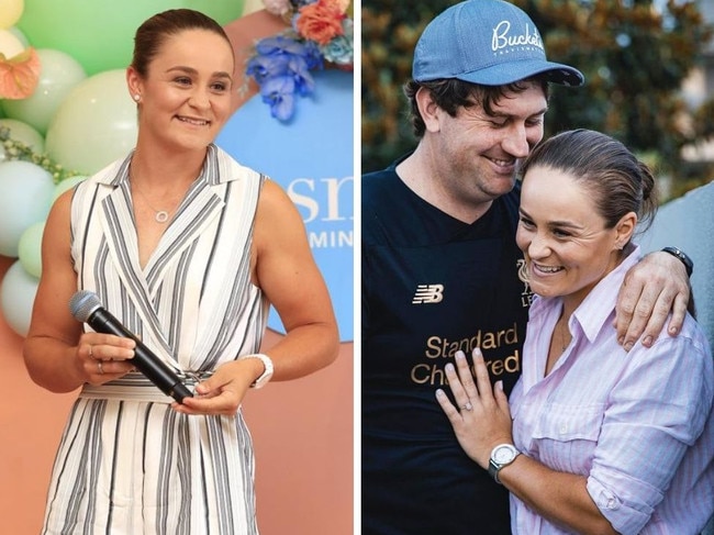 Ash Barty wants to get married this year.