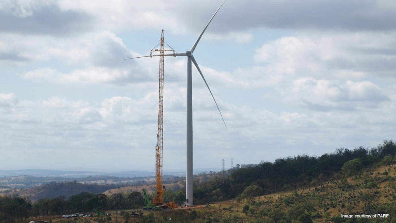 Coopers Gap Windfarm major problems damage to turbine and