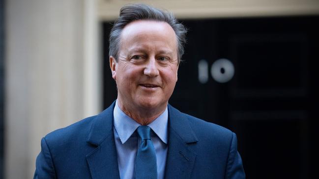 David Cameron leaves No.10 Downing Street after being appointed Foreign Secretary in a Cabinet reshuffle on Monday. Picture: Getty Images