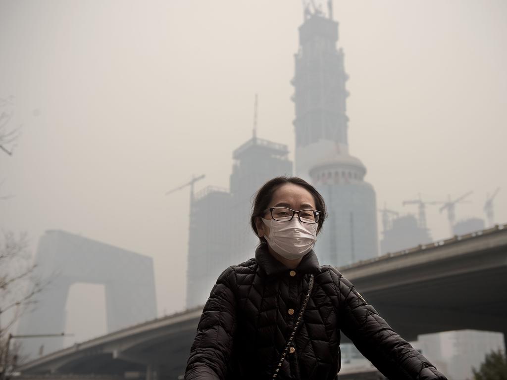 Beijing on March 20, 2017, well before coronavirus. Picture: Nicolas Asfouri/AFP Photo