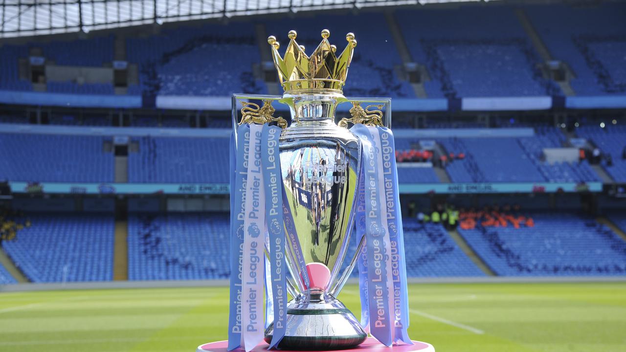 The English Premier League trophy.