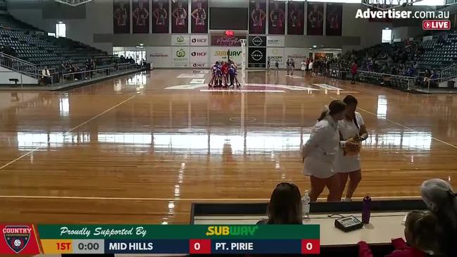 REPLAY: SA Country Netball Championships - Mid Hills vs Port Pirie (U15's Div2 QF) - Court 2