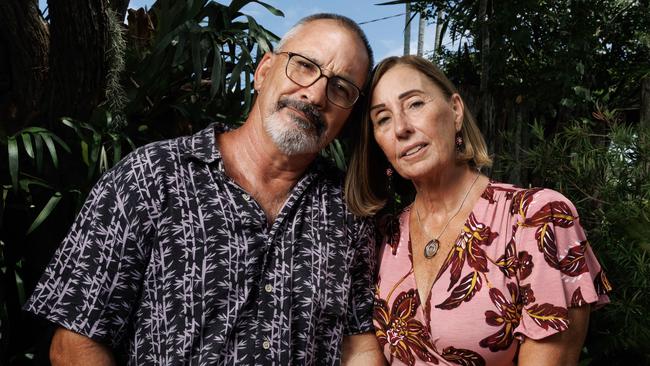 Lloyd and Sue Clarke are preparing to close the door on their life in Brisbane and move to the Sunshine Coast. Picture: Lachie Millard