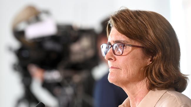 Reserve Bank governor Michele Bullock is likely to next week acknowledge that disinflation has stalled. Picture: Jeremy Piper