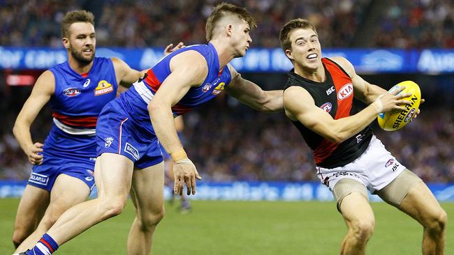 Essendon was poor in its loss to the Western Bulldogs. (Photo by Daniel Pockett/AFL Media/Getty Images)