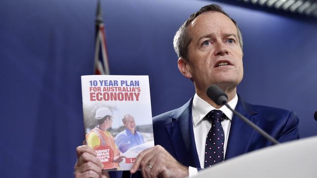 The opposition leader Bill Shorten says he has more Budget savings to announce next week.. Picture: JASON EDWARDS