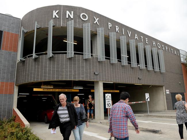 Knox Private Hospital in Wantirna will be closing its maternity ward in 2019.