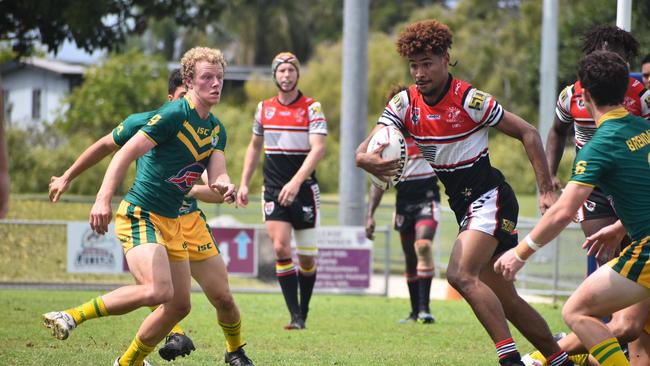 Ragsy Wavik in the Kirwan v St Brendan's clash in the Aaron Payne Cup grand final, September 1, 2021. Picture: Matthew Forrest