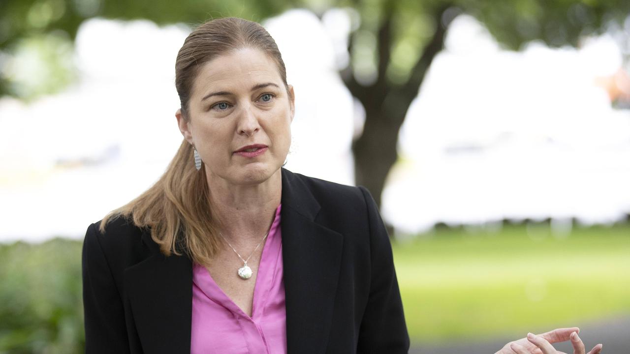 Julie Collins MP at parliament lawns, Hobart. Picture: Chris Kidd