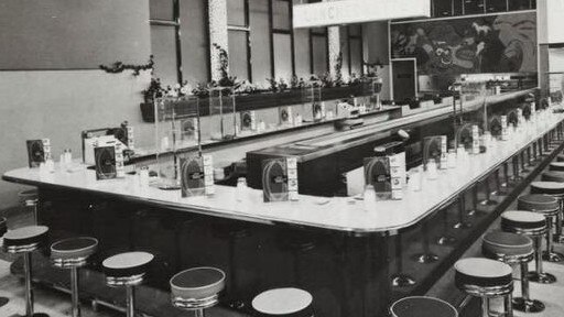 Many shoppers remember dining in The Coles Cafeteria.