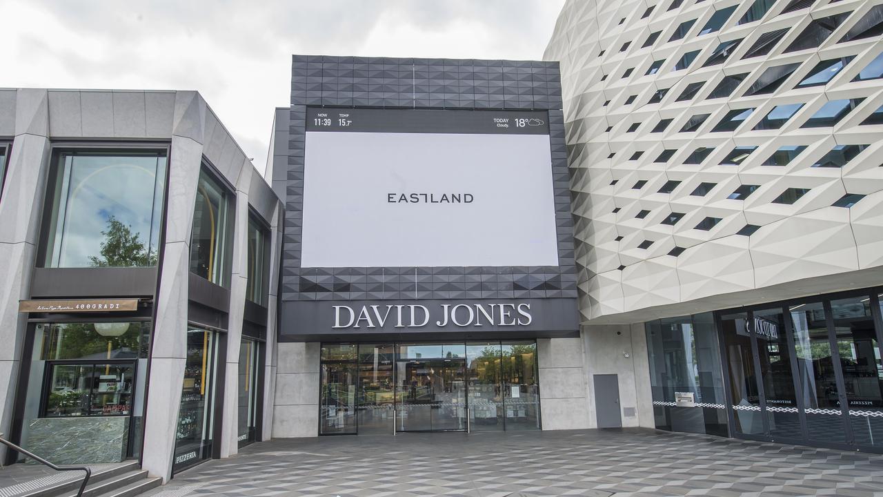 David Jones shuts store at Eastland Shopping Centre from January