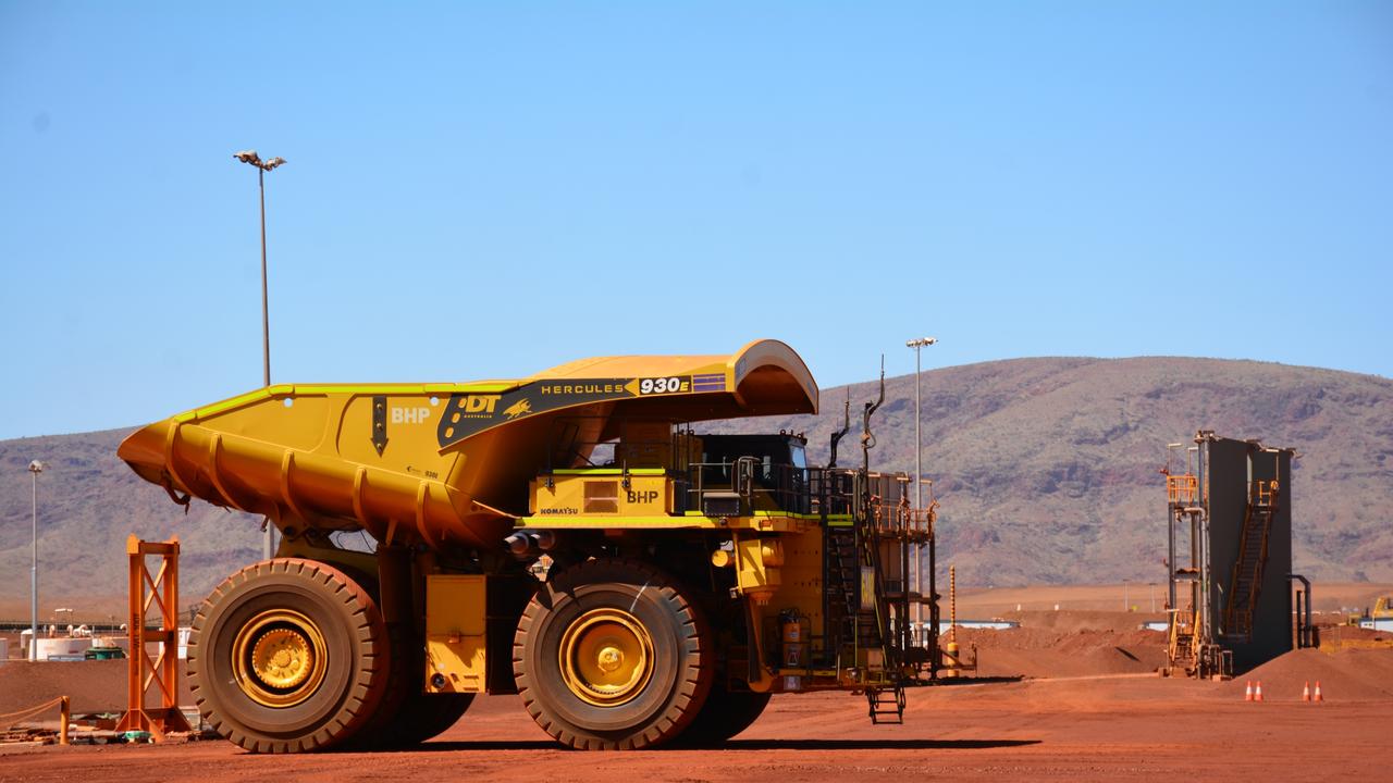 A BHP site in WA. All workers no matter which state line they reside in must get a vaccine. Picture by: Rebecca Le May