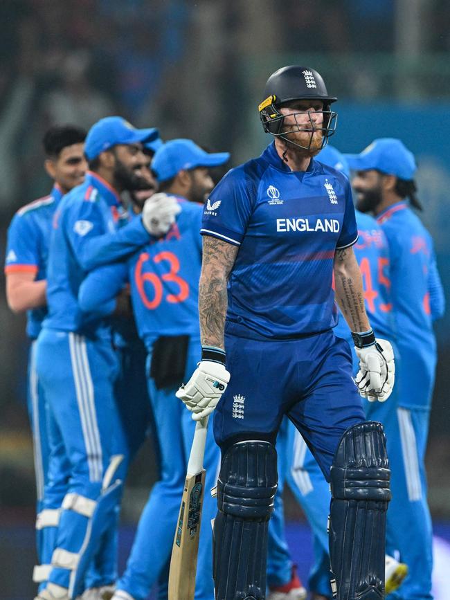 Stokes has endured a nightmare World Cup. Picture: Getty