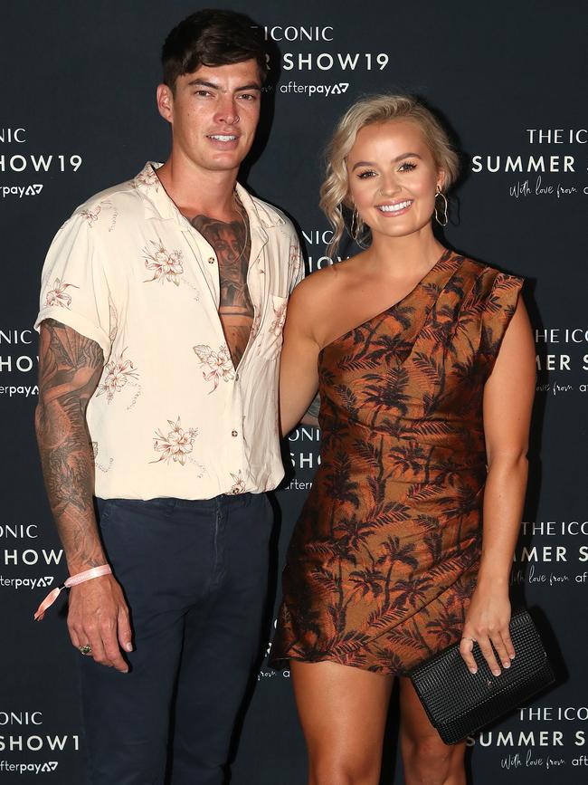 Love Island’s Adam Farrugia and Elly Miles.