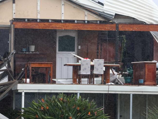 The property is within 50km of where the cyclone hit southeast Queensland’s outer islands. Picture: NewsWire / Tertius Pickard