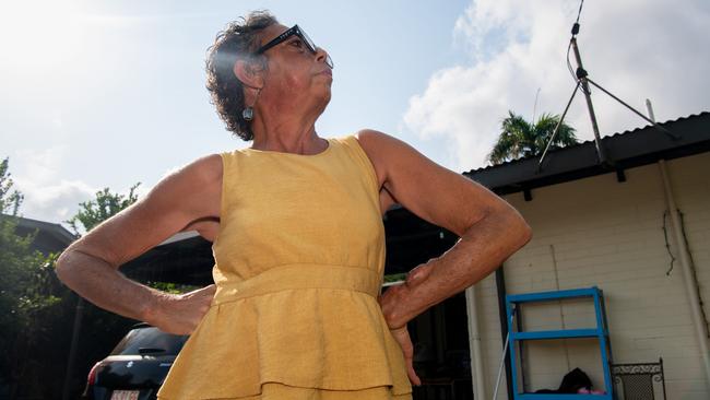 Desmo Lewis poses at her home in Darwin. Picture: Pema Tamang Pakhrin