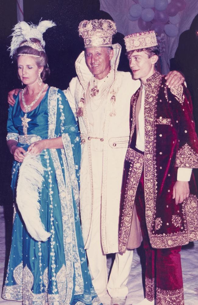 “At the The Peacock Ball in 1986 just after I'm told by Colin that Henry has aids. Charlie looking at me anxiously. I'm not sure how I'm going to get through the evening." Picture: Courtesy of Lady Anne Glenconner