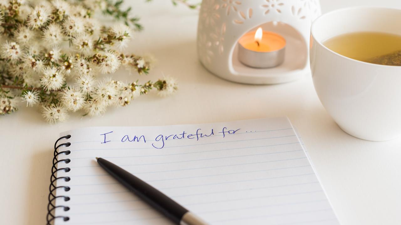 Step one is writing down what you are grateful for. Picture: iStock