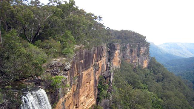 View of the Fitzroy Falls in the Southern Highlands.