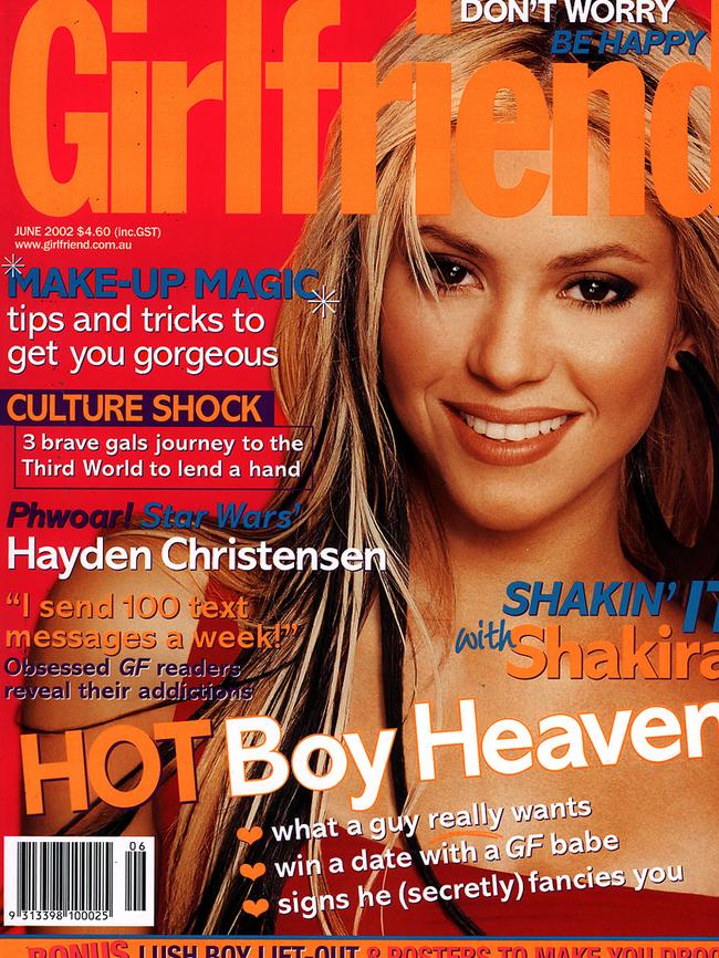 Girlfriend magazine in 2002.