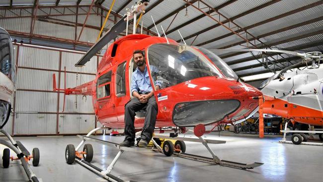 TEAM EFFORT: Danny Boulton, pilot with Mi Helicopters, said firefighting at Carnarvon Gorge took a well-organised team of professionals. Picture: Jorja McDonnell