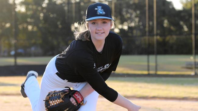 Louise Matheson was this year selected to play for the NSW Metro team. Picture: Simon Bullard