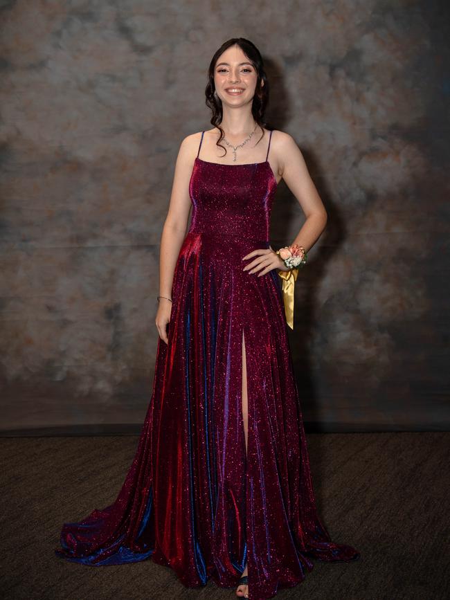 Amelia Espie at the Year 12 School formals of NT Christian College at Darwin Convention Centre, Darwin. Picture: Pema Tamang Pakhrin.
