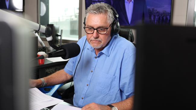 Ray Hadley is ending his radio career after 43 years. Picture: Rohan Kelly.