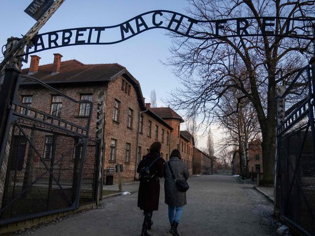 Today is the 80th anniversary of the liberation of Auschwitz-Birkenau, World War II’s largest concentration camp. Picture: Wojtek RADWANSKI / AFP)