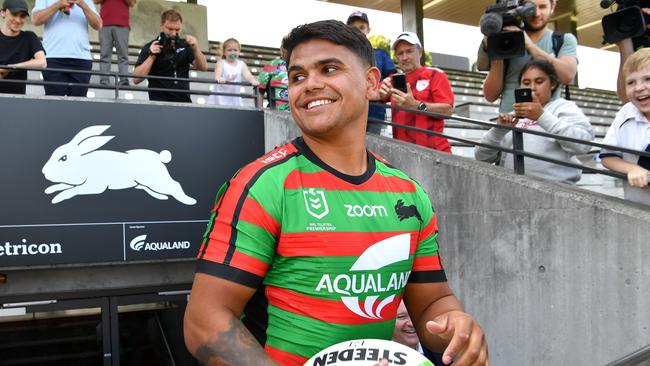 Latrell Mitchell at Redfern Oval. Picture: Gregg Porteous/NRL Photos