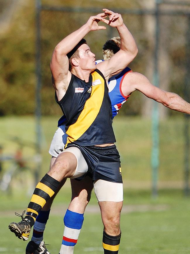 Corey McKernan in action for Heidelberg. Picture: Martin Reddy