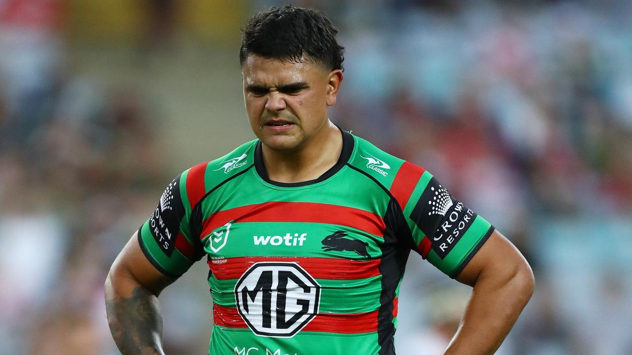 Latrell Mitchell is back on Australian soil – but has been struck down by Covid. Picture: Getty