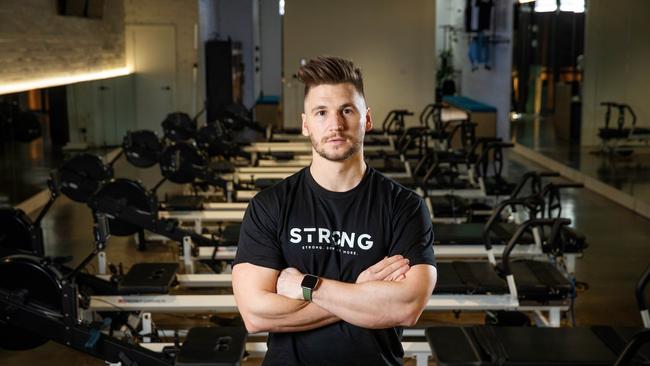 Trainer Michael Ramsey is taking Strong Pilates across Australia. Picture: Mark Stewart