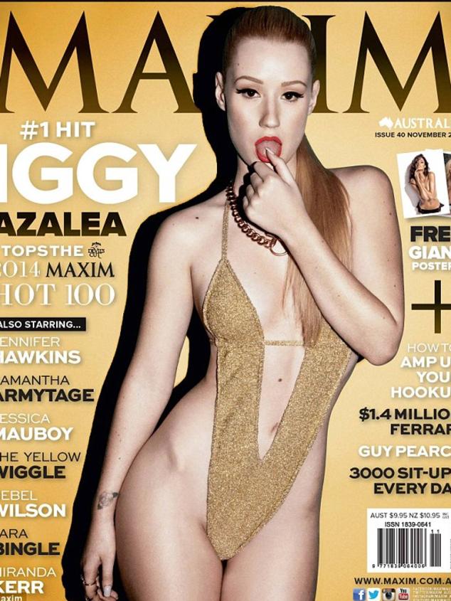 2014 winner ... Rapper Iggy Azalea. Picture: Maxim Magazine