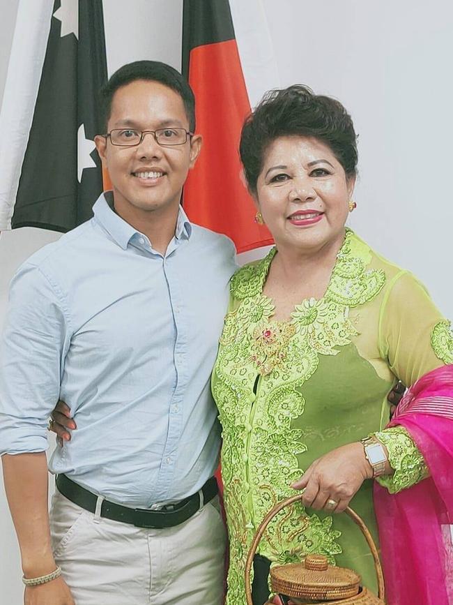 The son of Darwin City councillor Amye Un, Juan Patrick Un pleaded guilty in Darwin Local Court to contravening an emergency declaration by attending the November 6 rally.