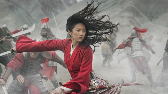 Yifei Liu plays the feisty female warrior title character in Mulan. Picture: supplied