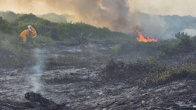 Rural fire brigades in Queensland are made up of volunteer firefighters. Photo: supplied, Coomera Valley Rural Fire Brigade.